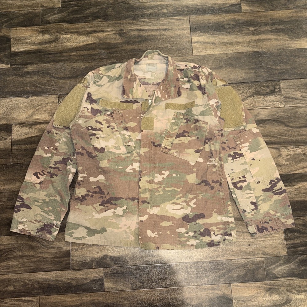 US Army OCP Combat Uniform Jacket Multicam Camouflage Ripstop Men's Size M Reg